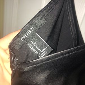 Fashion Nova Leather Bodycon Dress